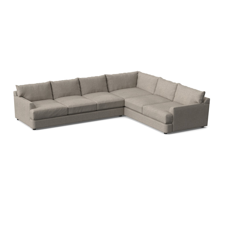 Klaussner Furniture Findley 2 Piece Upholstered Sectional & Reviews